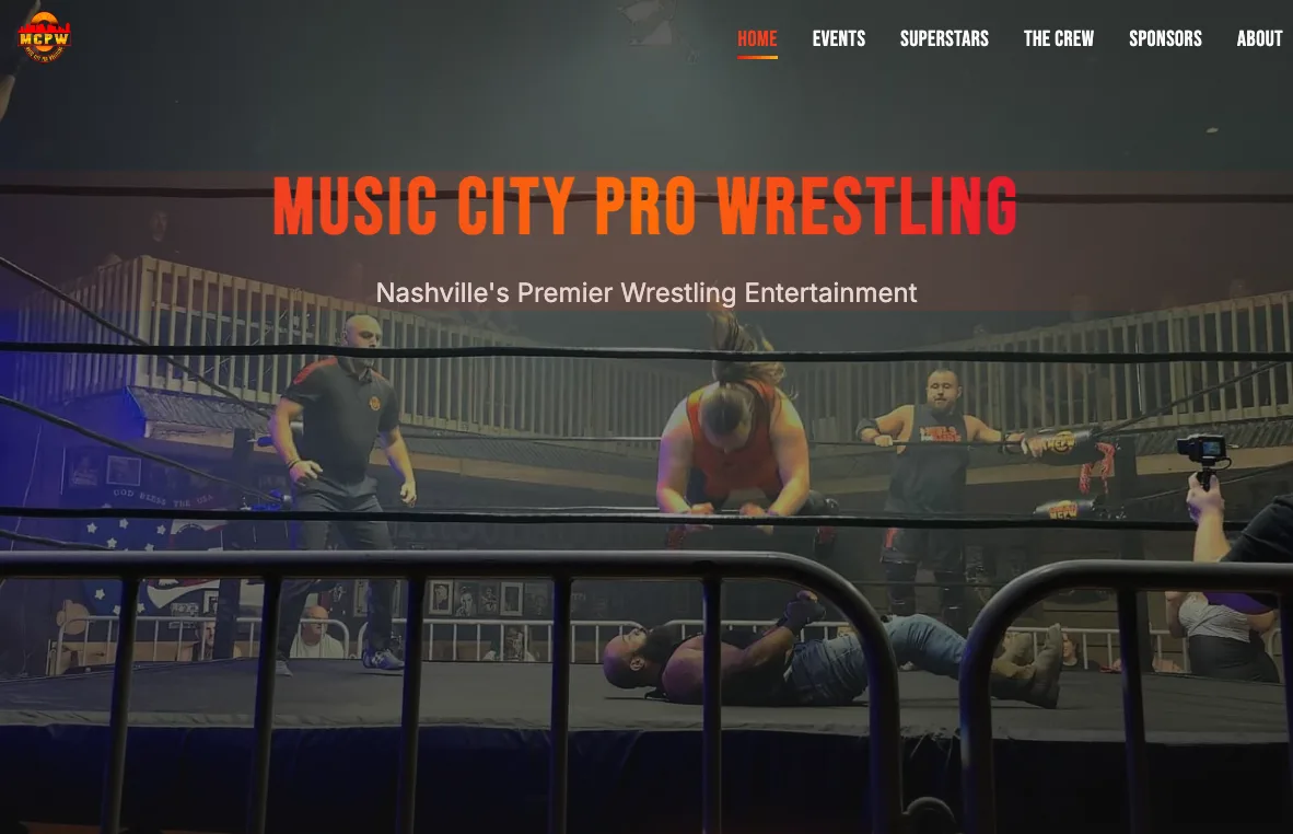 Music City Pro Wrestling website