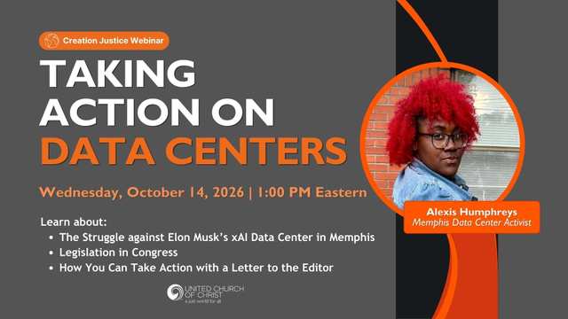 Creation Justice: Taking Action on Data Centers