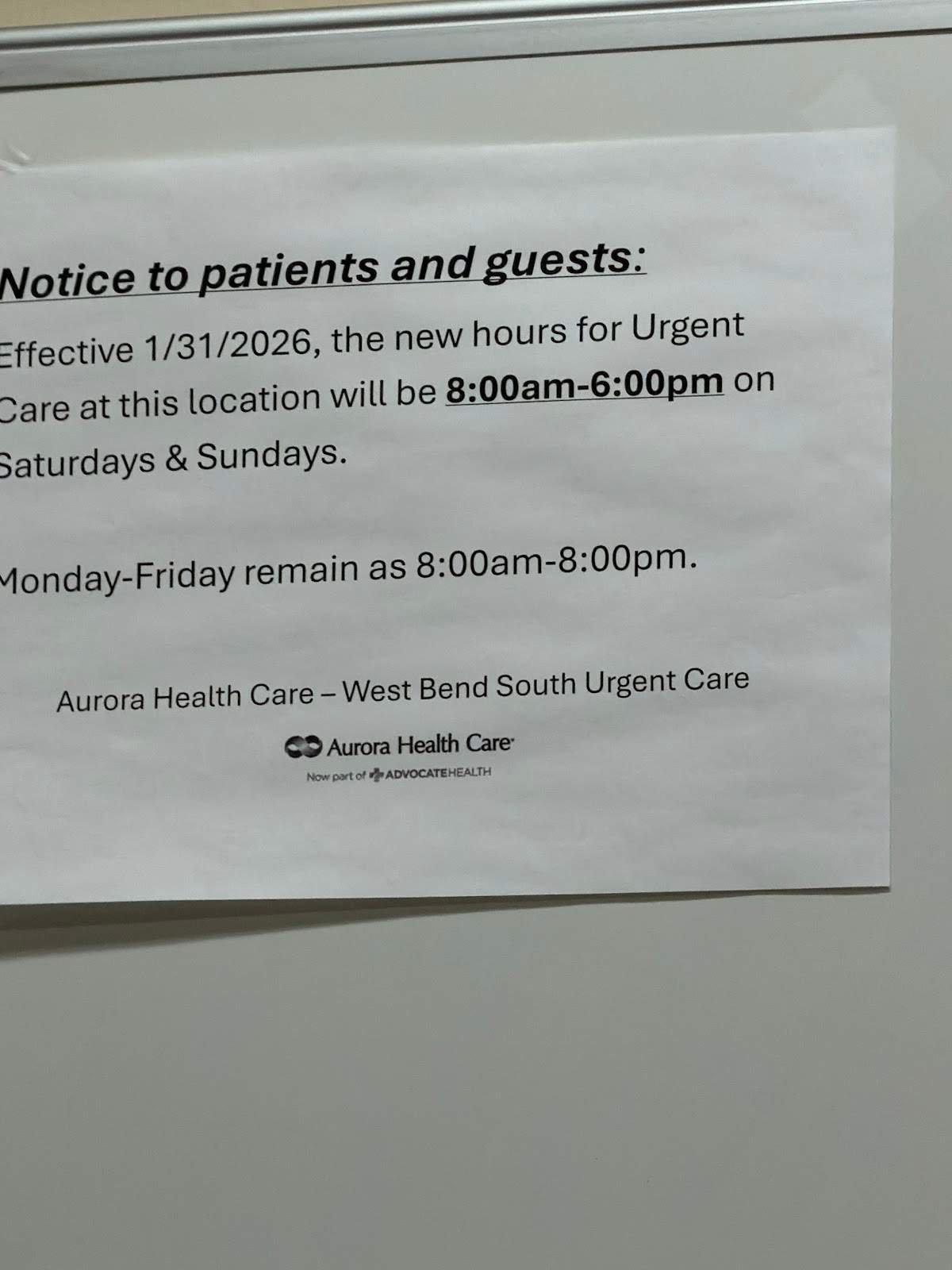 Aurora Urgent Care — photo 3
