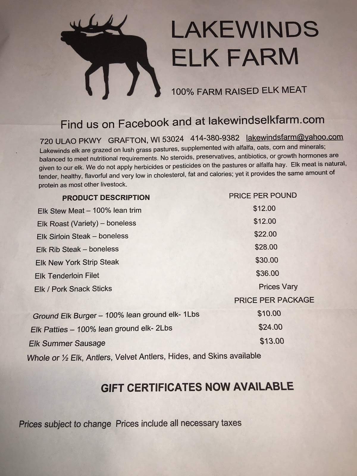 Lakewinds Elk Farms — photo 1