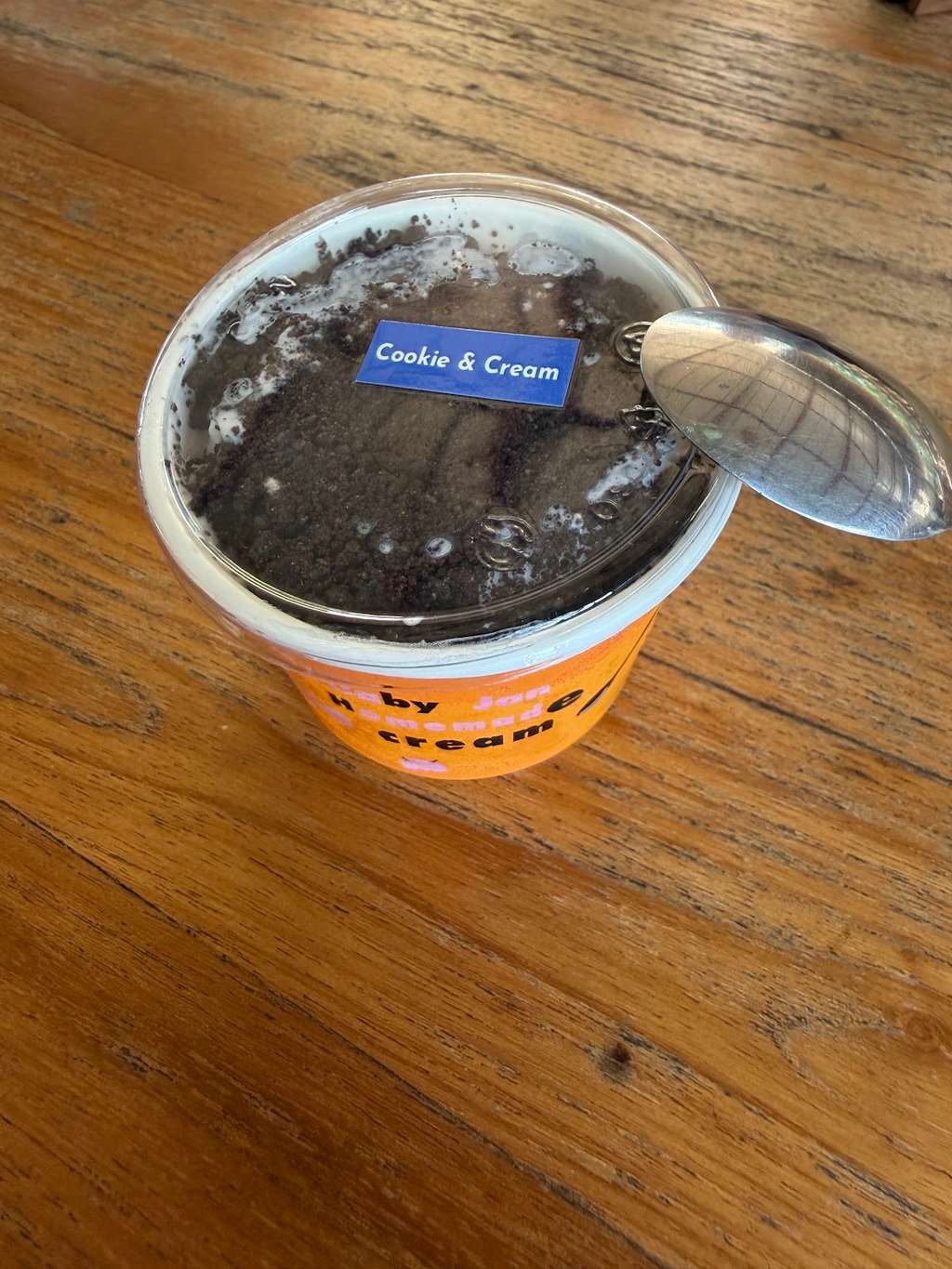 Homemade ice cream