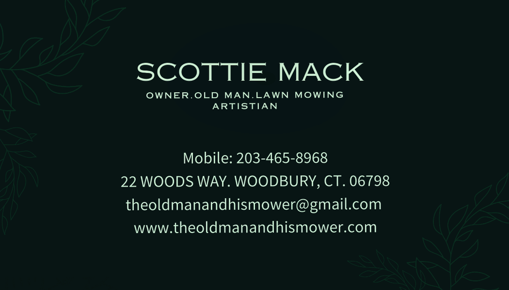 The Old Man And His Mower