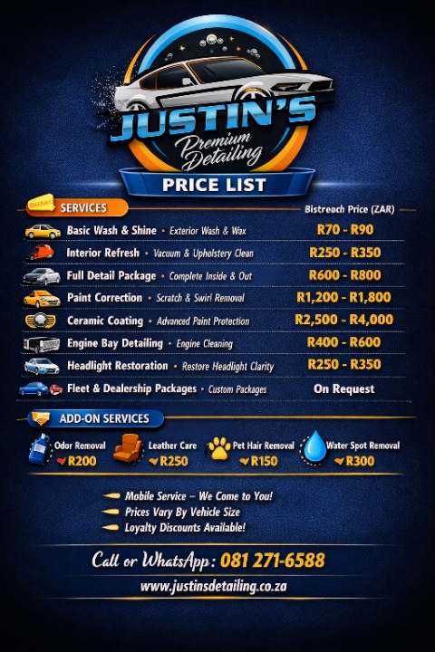 Justin's Premium Detailing — photo 1